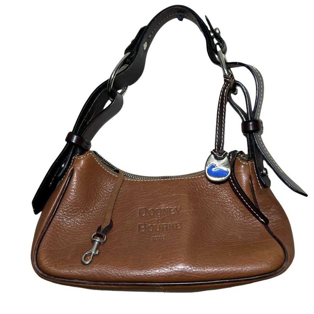 Dooney and Burke Vintage Brown Leather Hobo Bag
